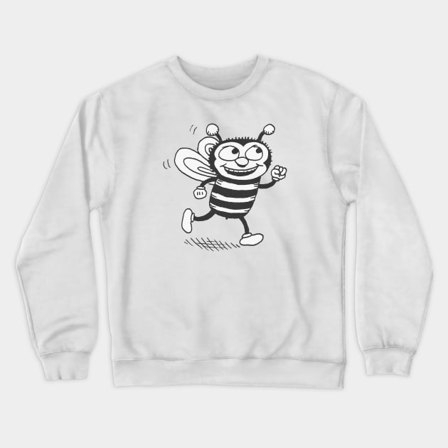 Bees-dich Crewneck Sweatshirt by awcomix